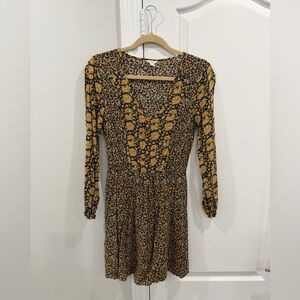 Long Sleeve Floral Dress